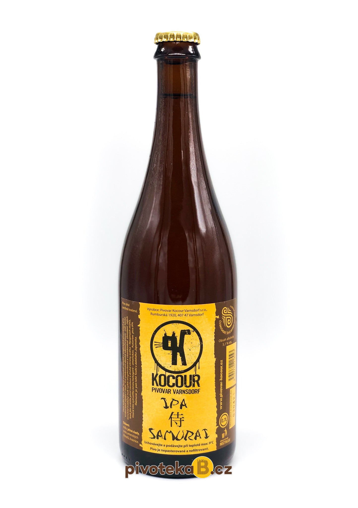 Kocour - IPA Samuraj (0,75L)