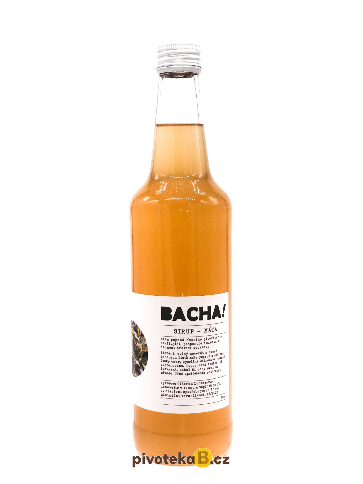 BACHA! - sirup MÁTA (0,5L)