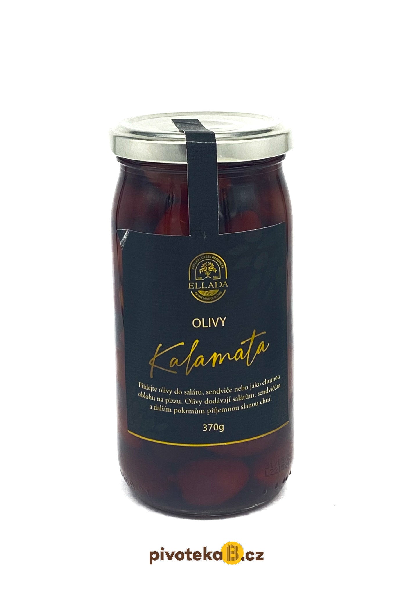 Černé olivy KALAMATA 370g