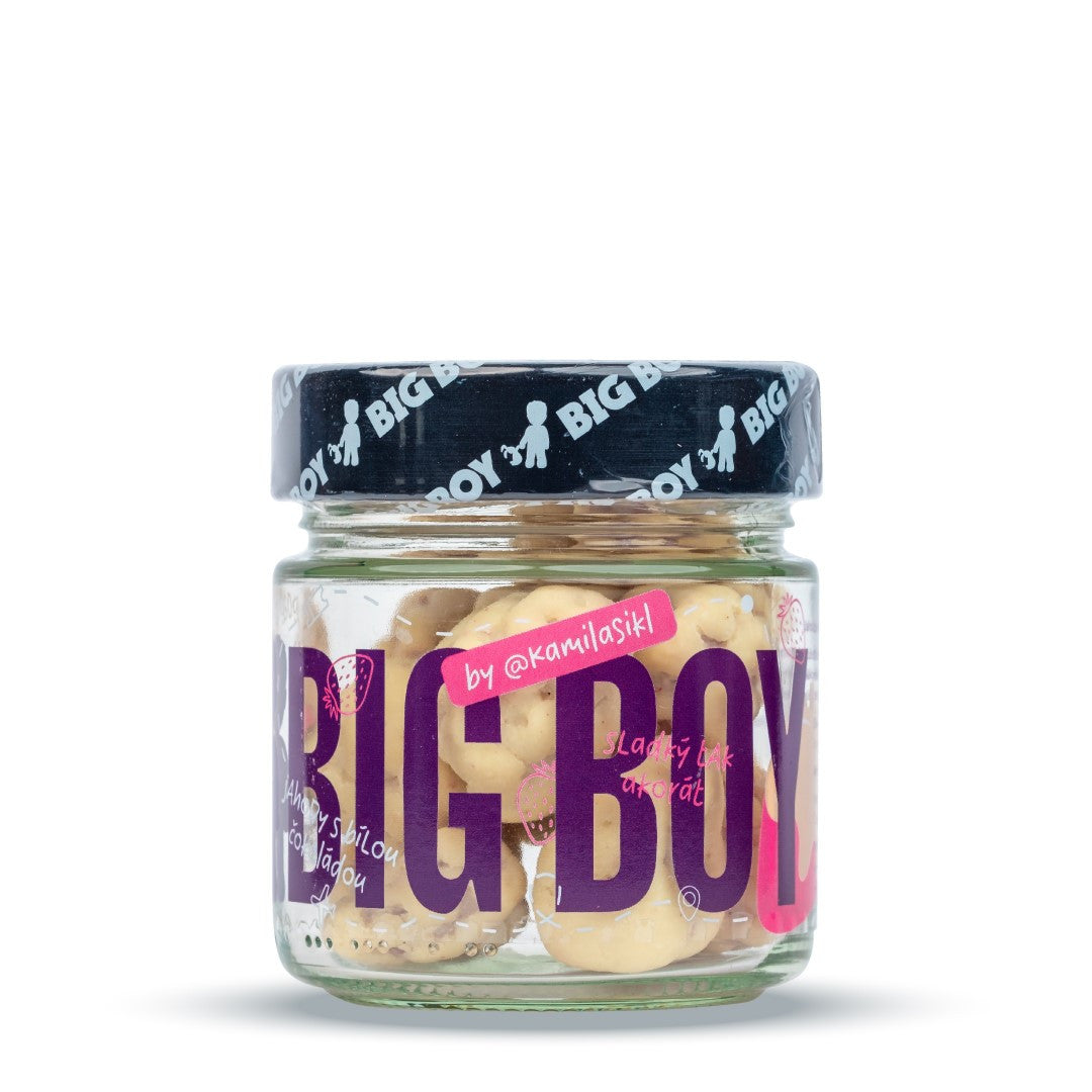 BIG BOY - Jahody v bílé čokoládě by @kamilasikl (60g)