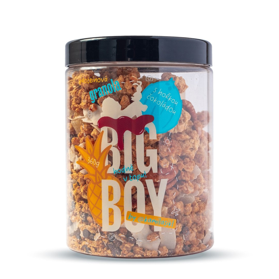 BIG BOY - Proteinová granola s hořkou čokoládou by @kamilasikl (360 g)