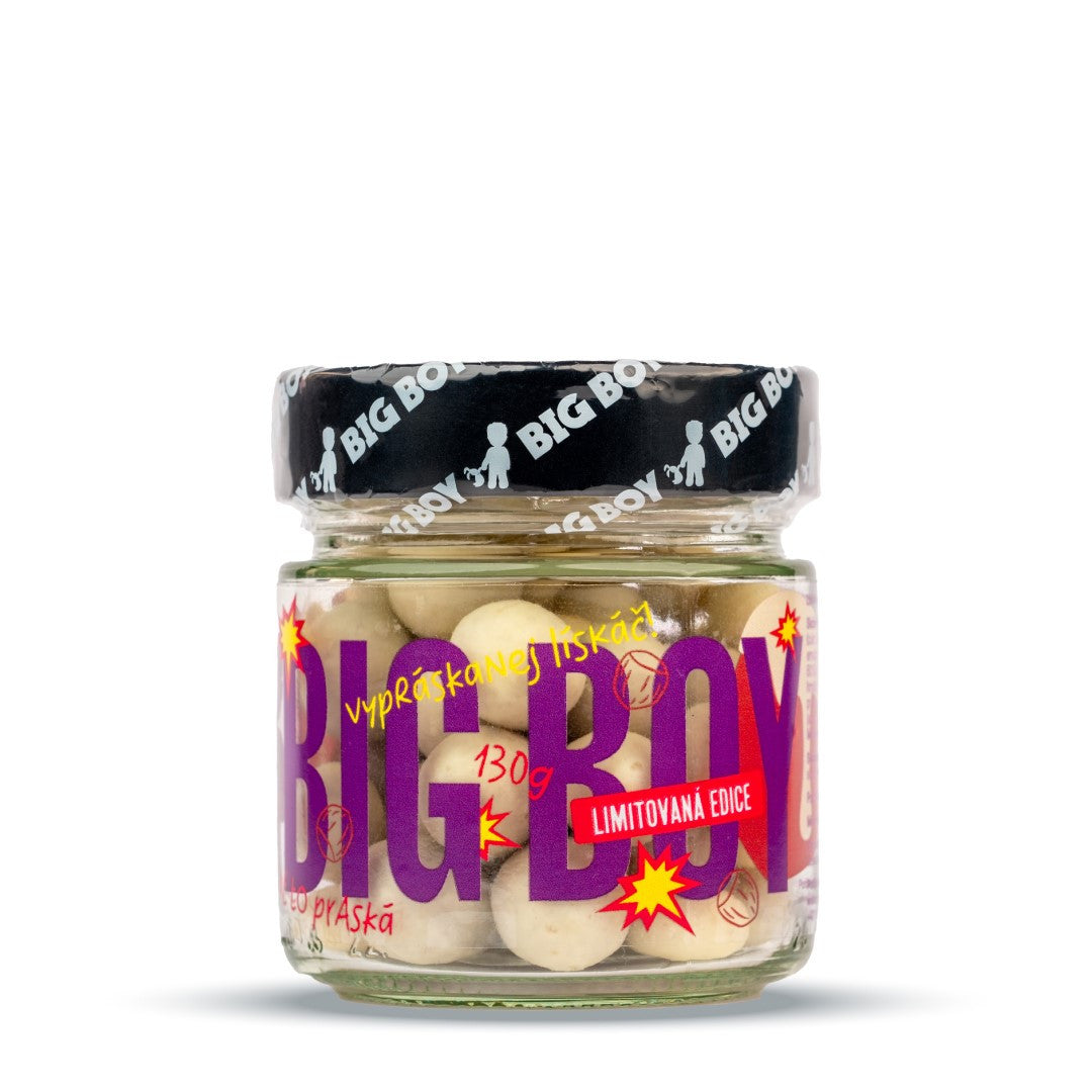 BIG BOY - BIG BOY® Vypráskanej lískáč - lískové oříšky s práskacím cukrem (130g)