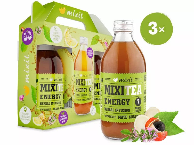 Mixit - MixiTea Energy - Energetický čaj ze 7 bylin (3 x 0,33L)