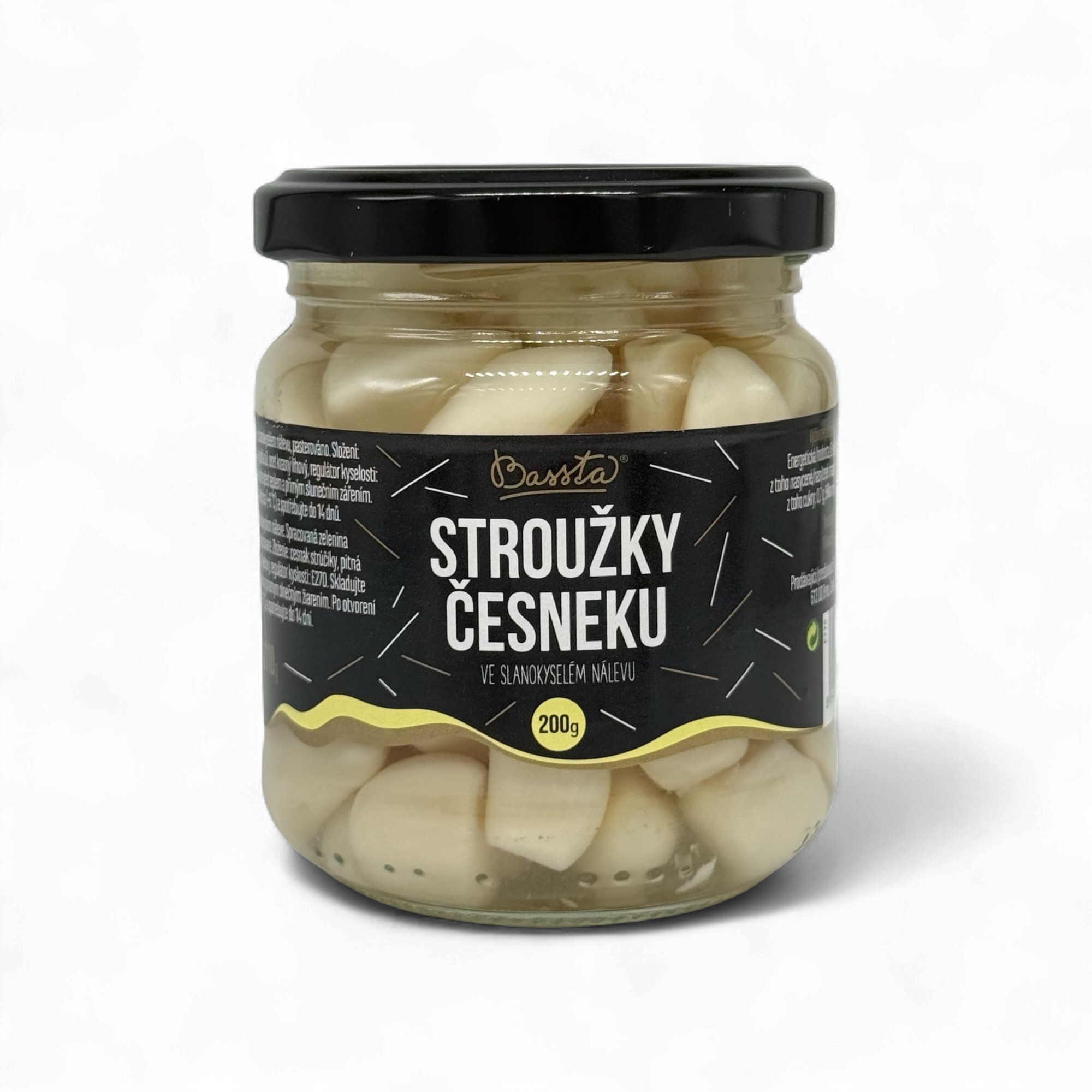 Bassta - Česnek stroužky ve sladkokyselém nálevu (200g)