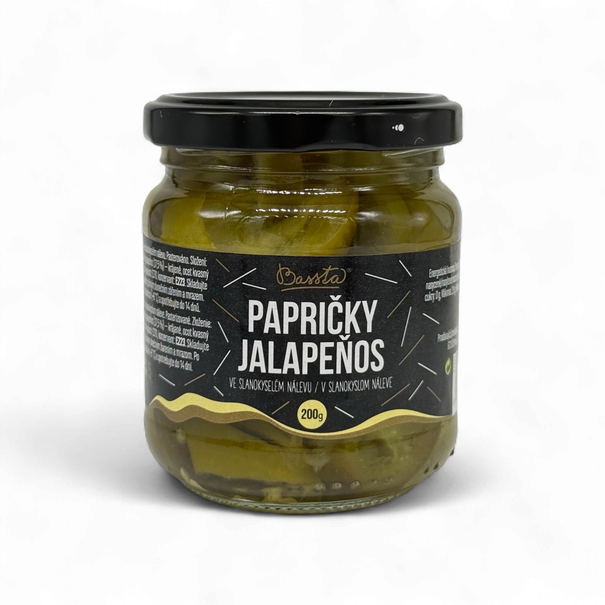 Bassta - Jalapeno papričky v nálevu (200g)