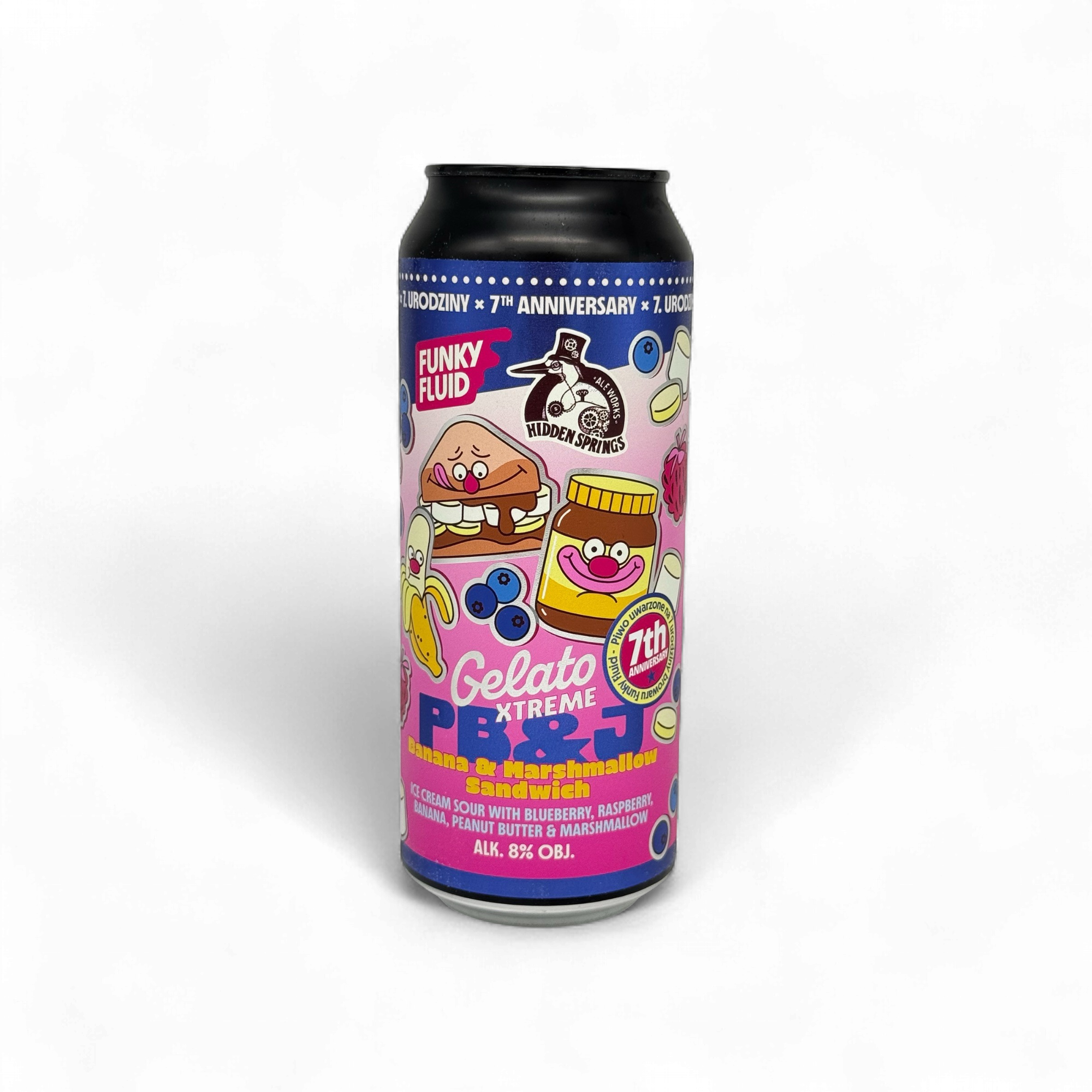 Funky Fluid - Gelato XTREME: PB&J Banana & Marshmallow Sandwich (0,5L)