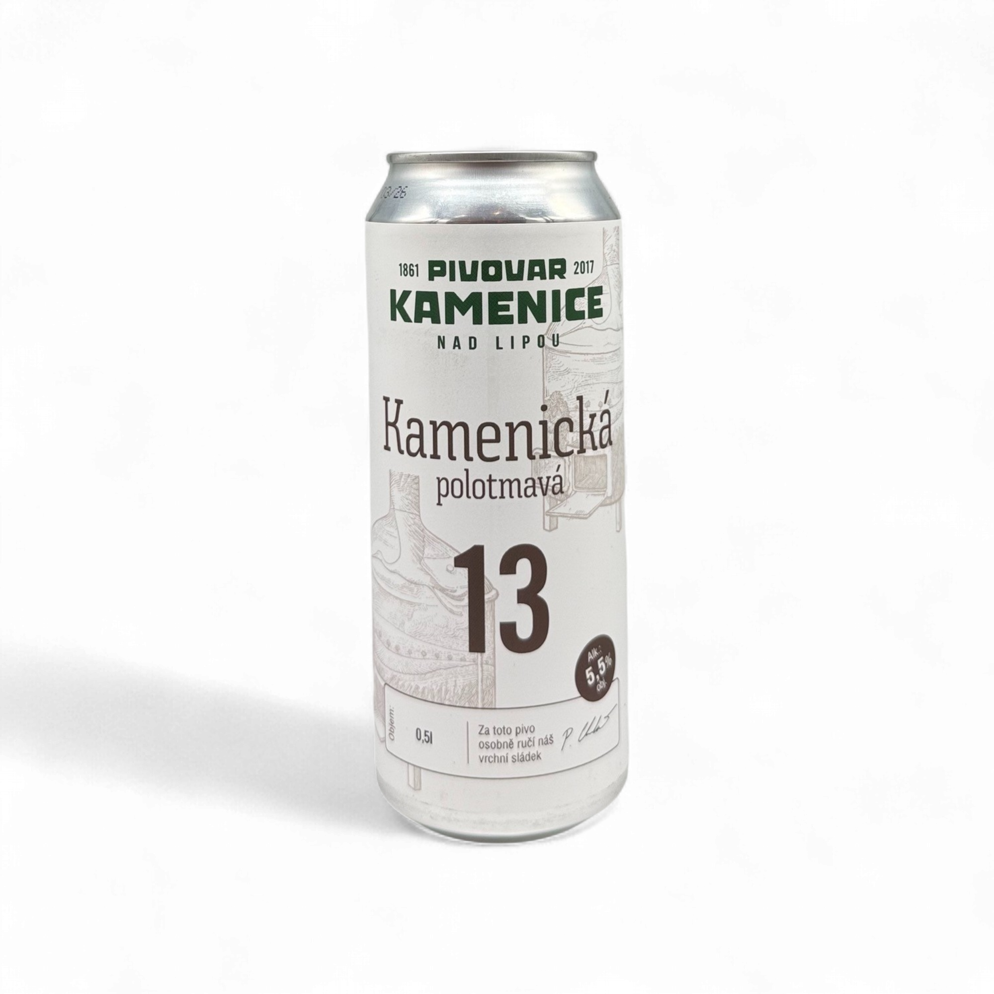Kamenice nad Lipou - Kamenická Polotmavá 13 (0,5L)