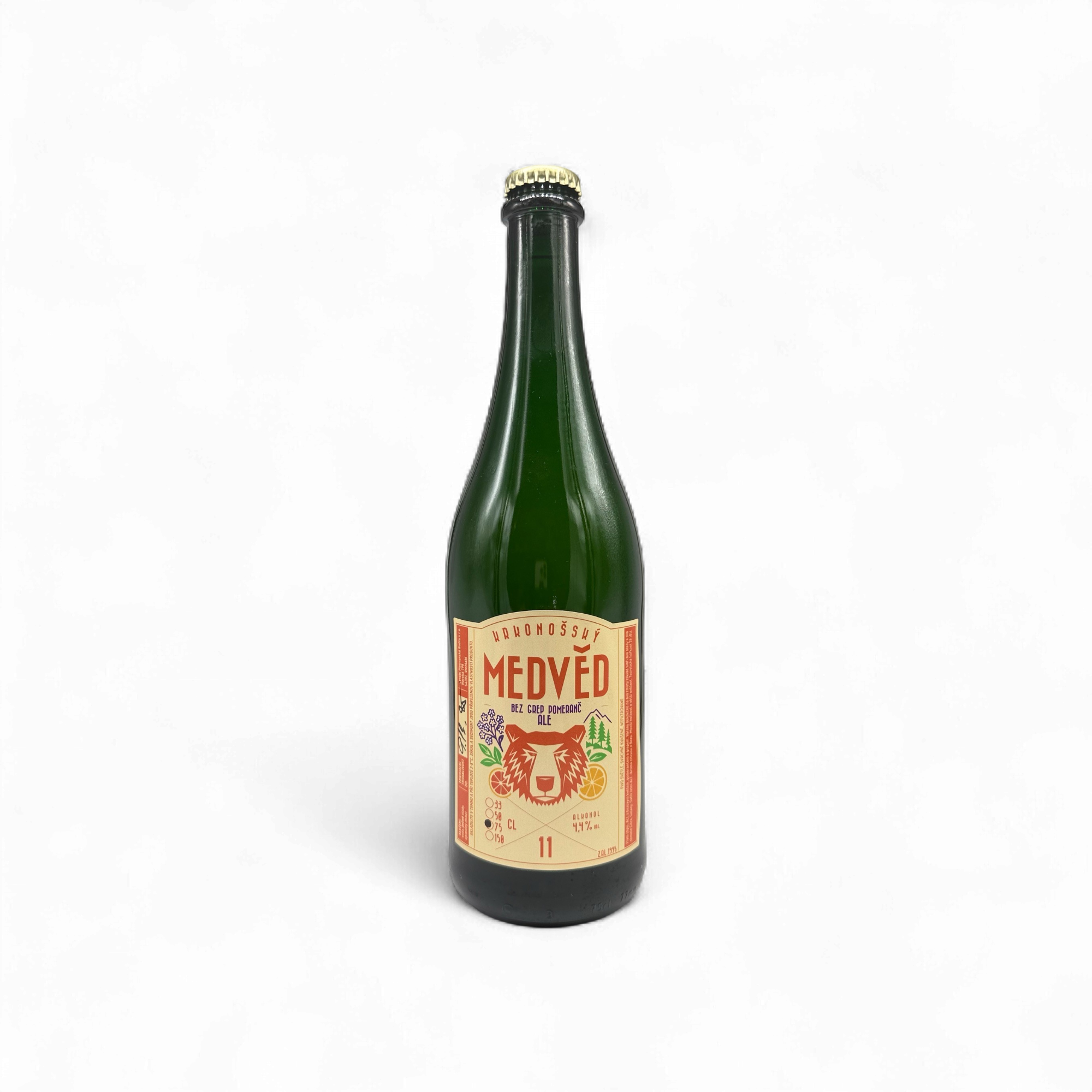 Krakonošský Medvěd - Bez Grep Pomeranč (0,75L)