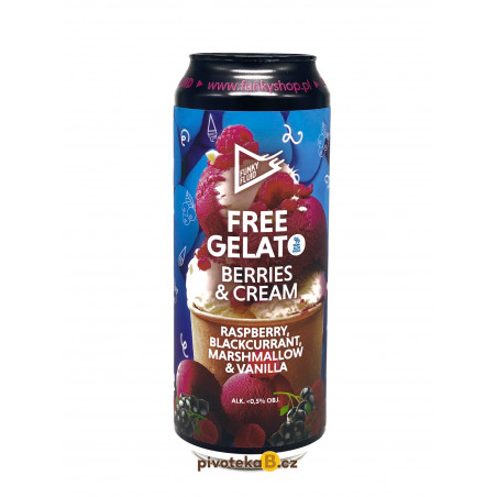 Funky Fluid - Free Gelato: Berries & Cream (0,5L)