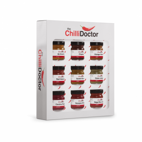 The Chilli Doctor - 9x Chilli Mash (ochutnávková chilli sada)