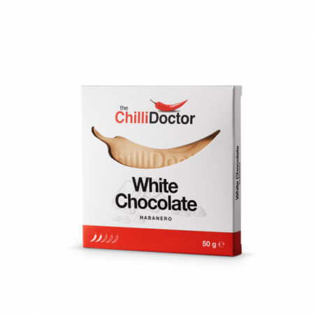 The Chilli Doctor - Bílá čokoláda s chilli Habanero (50 g)