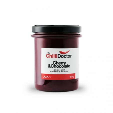 The Chilli Doctor - Višňový džem s čokoládou a Scorpion Morugou (210 g)