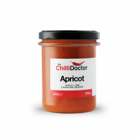 The Chilli Doctor - Meruňkový džem s Carolina Reaper (210 g)