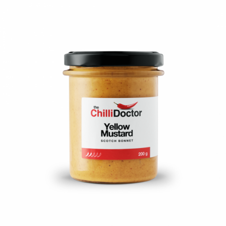 The Chilli Doctor - Hořčice žlutá s chilli Scotch Bonnet (200 g)