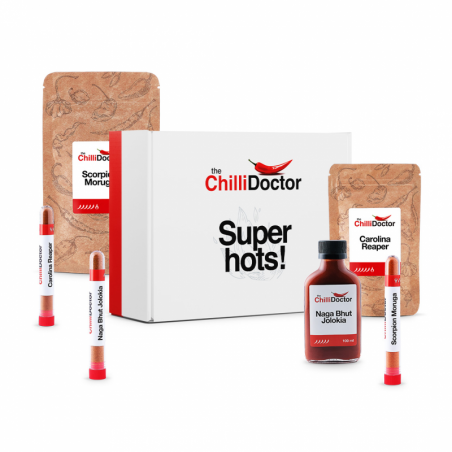 The Chilli Doctor - Super Hots! - extrémně pálivý chilli balíček