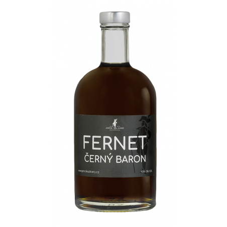 Jenčík a dcery - Fernet Černý baron 40% (0,5L)