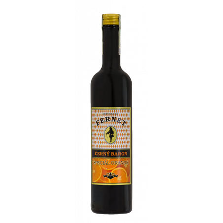 Jenčík a dcery - Fernet Černý baron orange 30% (0,5L)