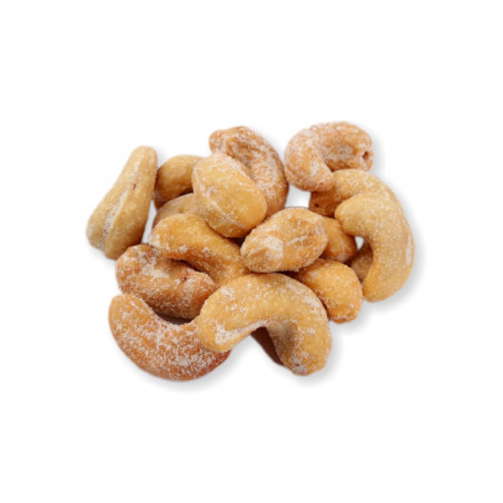 OO - Kešu ořechy WW320 ochucené s CHILLI a LIMETKOU (50 g)