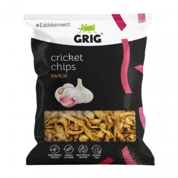 Grig - Cvrččí chipsy Česnek...