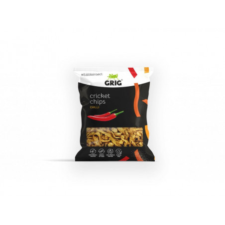 Grig - Cvrččí chipsy Chilly (70g)