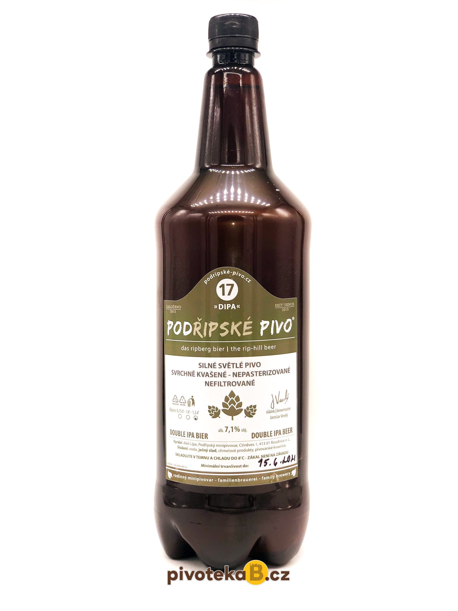 Podřipský pivovar - DIPA 17°(1,5L)