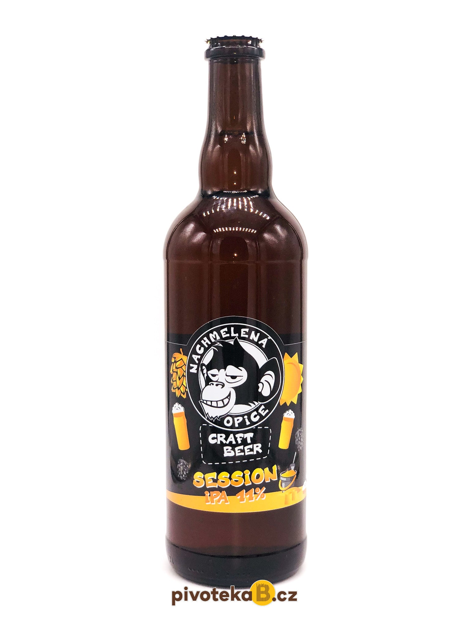 Nachmelená opice - Session IPA (0,75L)