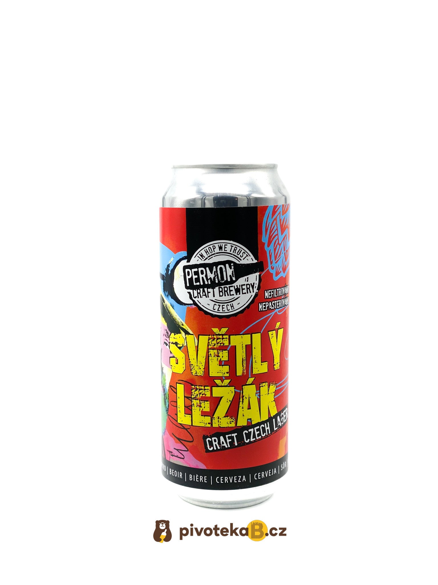 Permon - Světlý ležák plech (0,5L)