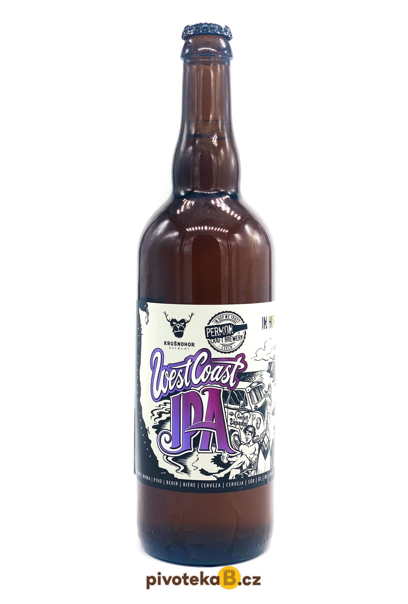 Krušnohor - West Coast IPA (0,75L)