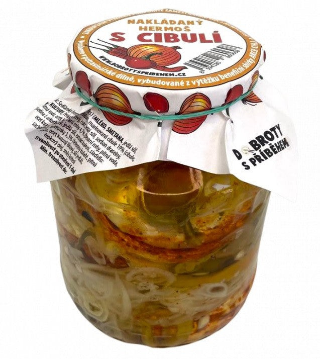 Nakládaný hermoš S CIBULÍ 5 ks