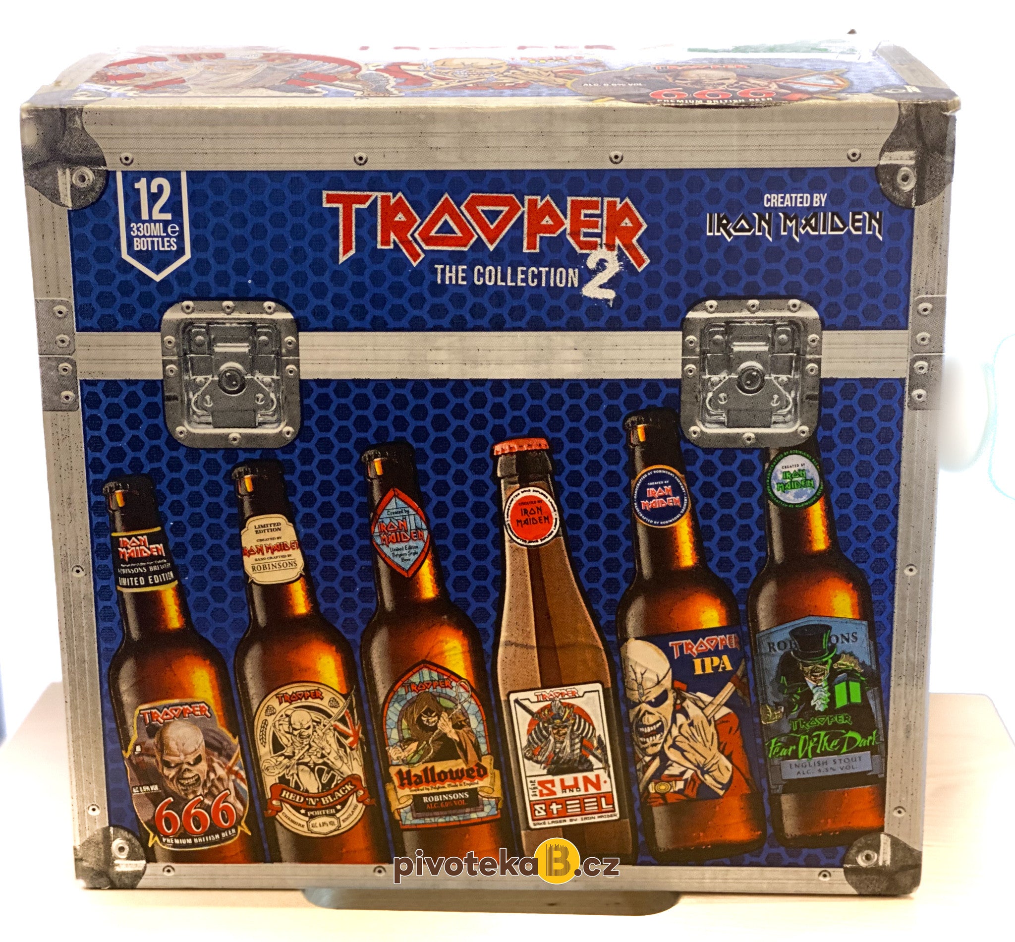 Iron Maiden's 12 piv v dárkovém boxu (12 x 0,33 l)