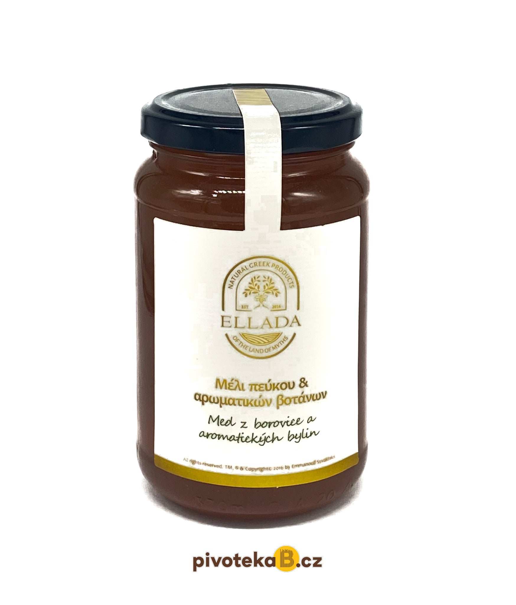Med z borovice a aromatických bylin 415g