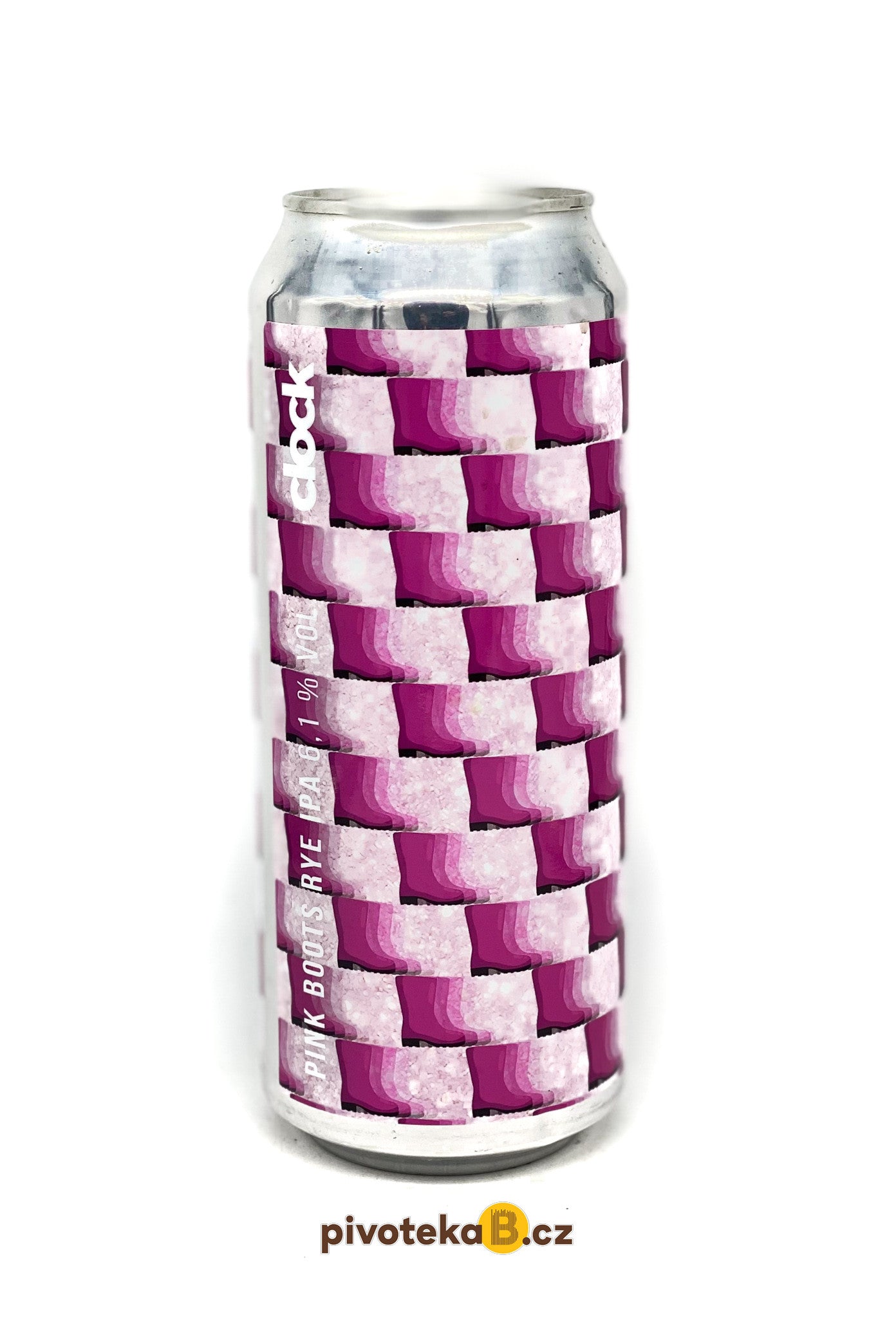 Clock - Pink Boots (0,5L)