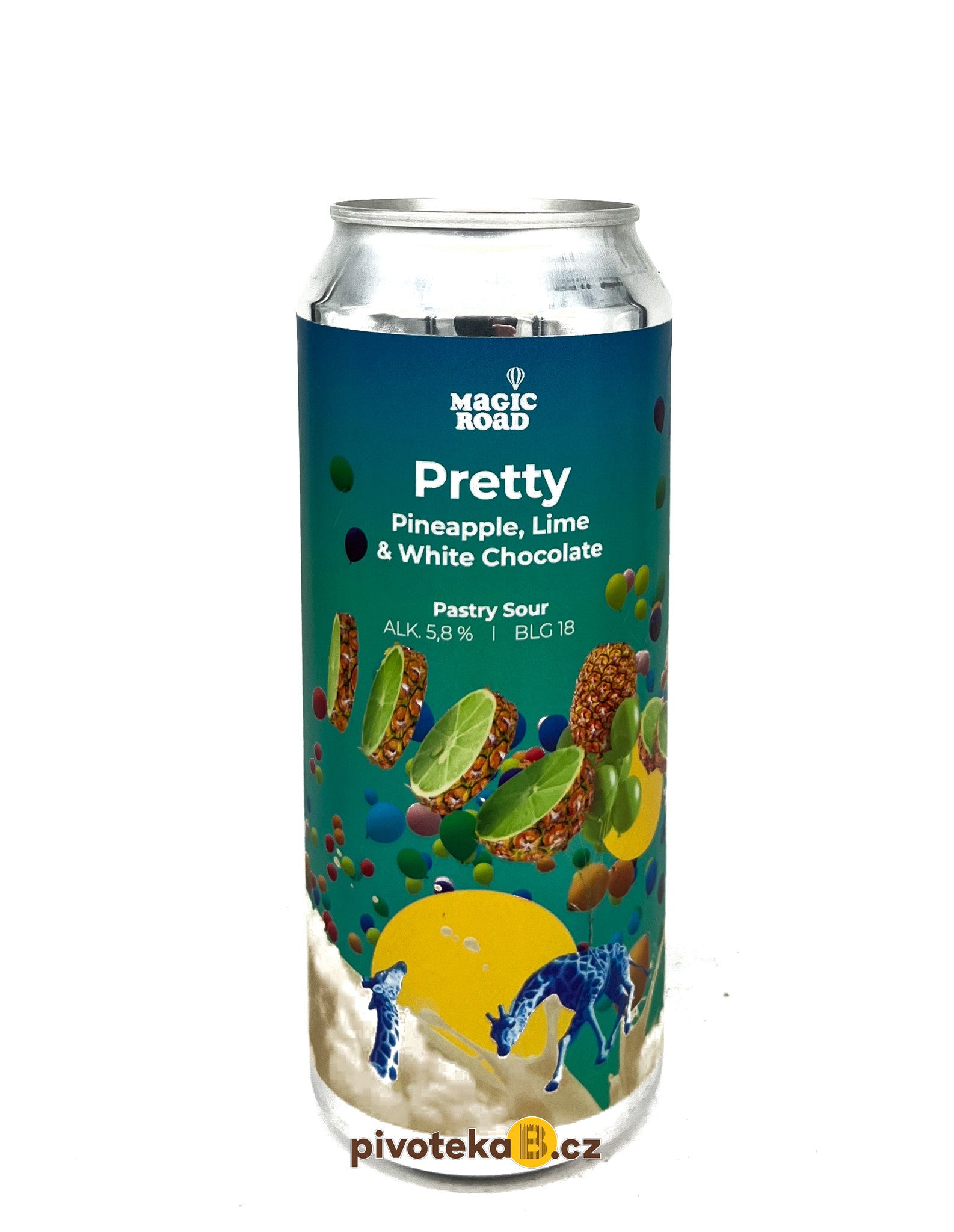 Magic Road - Pretty Pineapple, Lime & White Chocolate (0,5L)