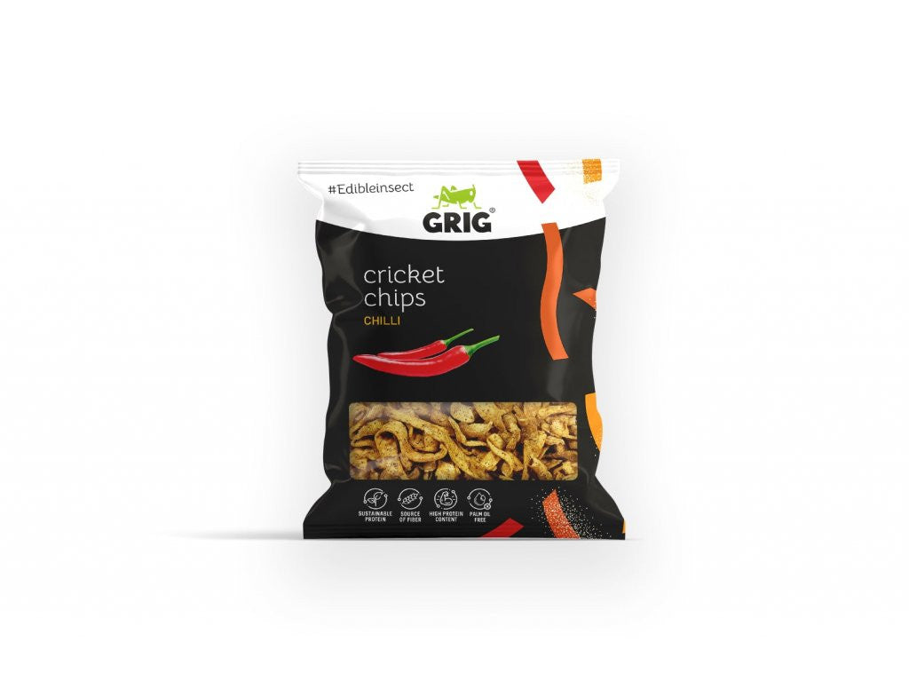 Grig - Cvrččí chipsy Chilly (70g)