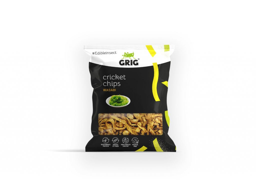 Grig - Cvrččí chipsy Wasabi (70g)