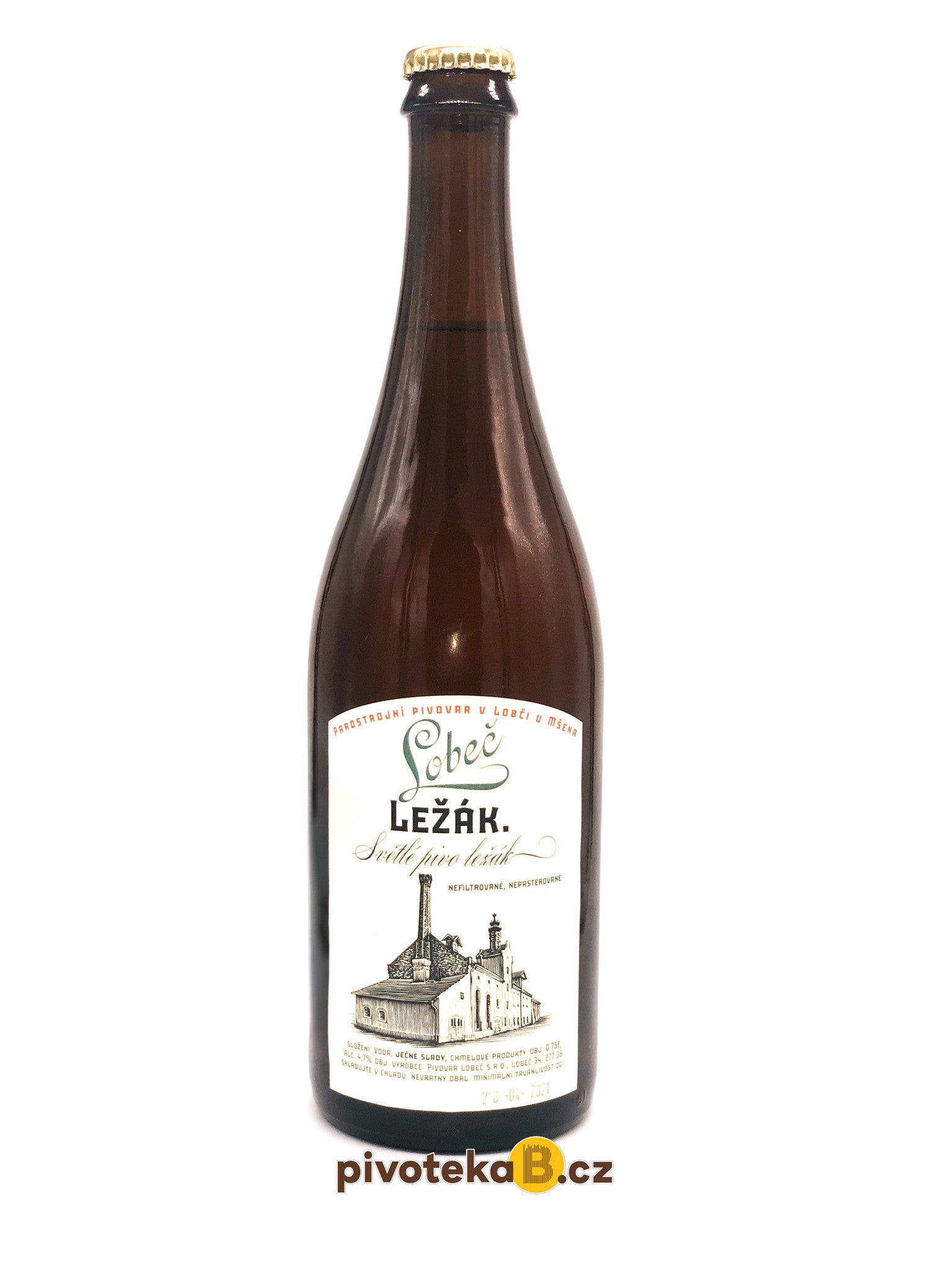 Lobeč - Zelený ležák (0,75L)