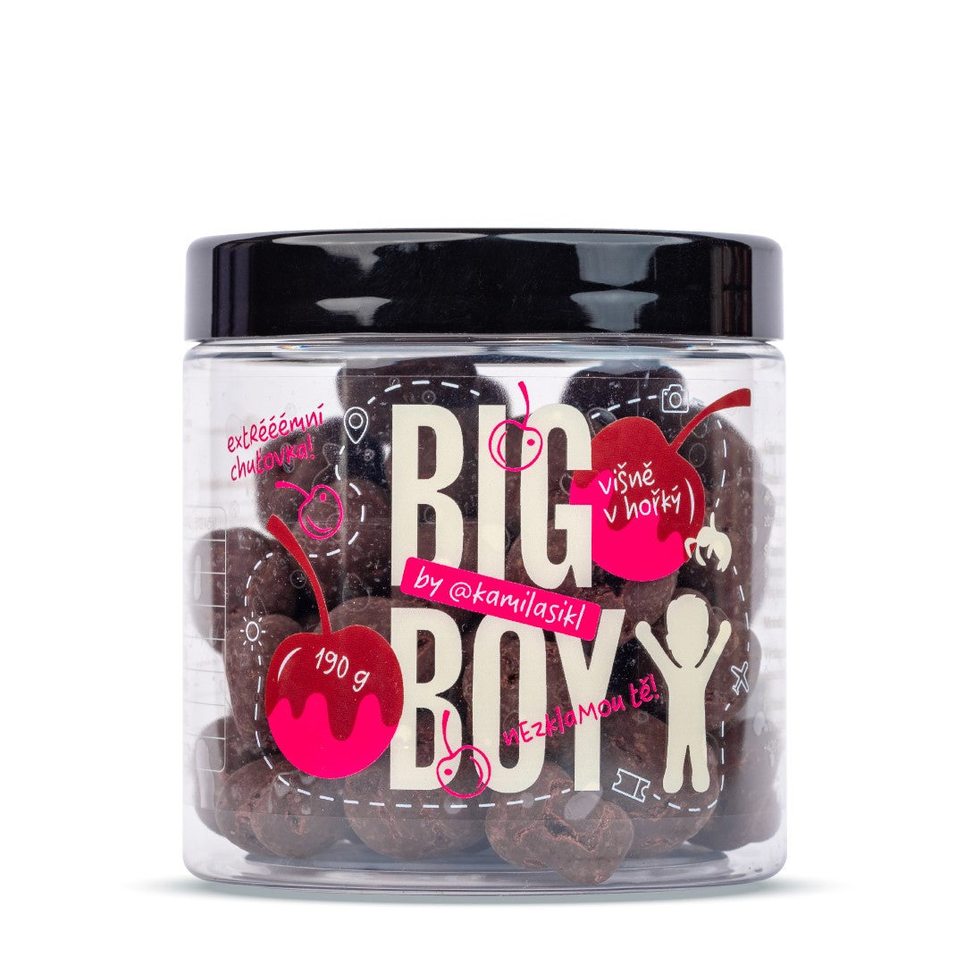 BIG BOY -  Višně v tmavé čokoládě @kamilasikl (190g)
