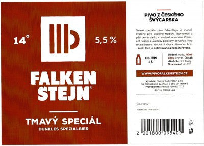 Falkenštejn - Tmavý speciál (1L)