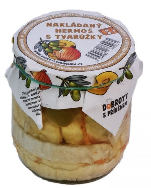 Nakládaný hermoš S TVARŮŽKY 2ks