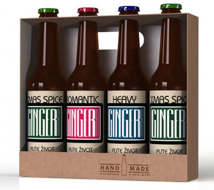 Gingerrr - Dárkový box (4x0,33L)
