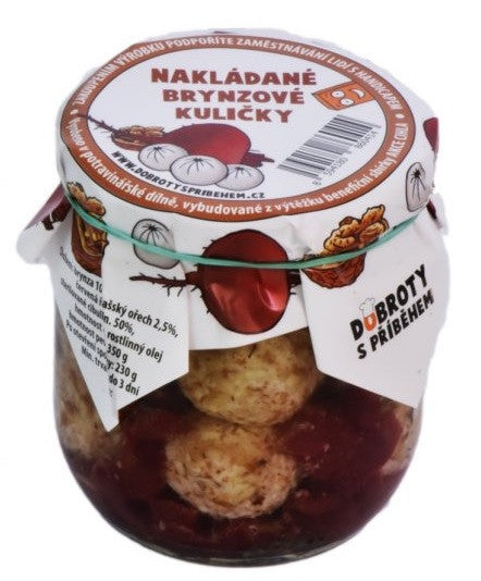 Nakládané BRYNZOVÉ kuličky 100g