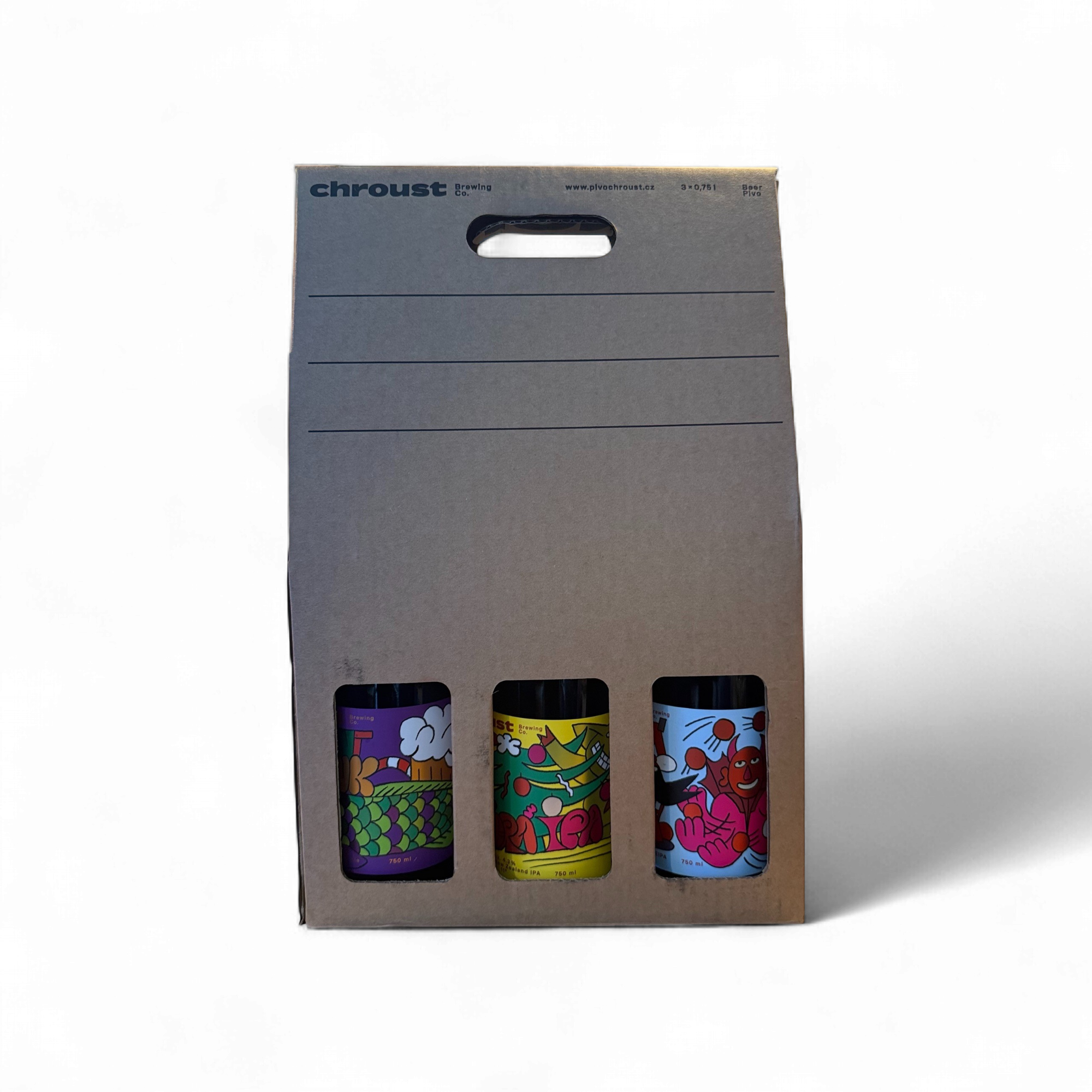 Chroust - Vánoční Box Plný (3x 0,75L)