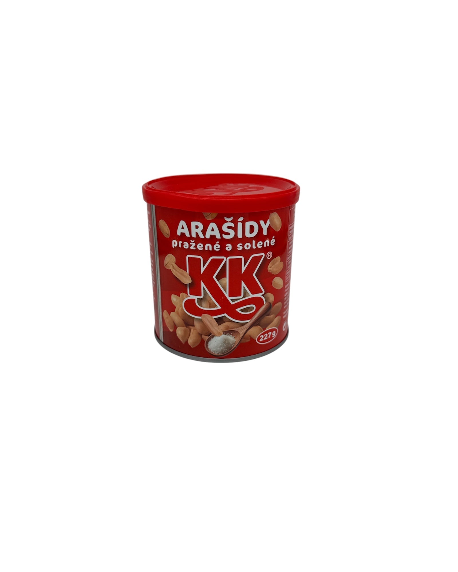 KK Arašídy loupané pražené solené (227g) plech