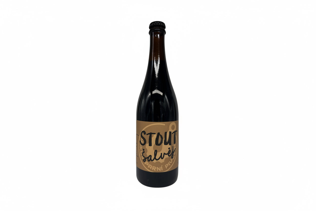 Hakův parní pivovar - Hakův Stout šalvěj (0,75L)