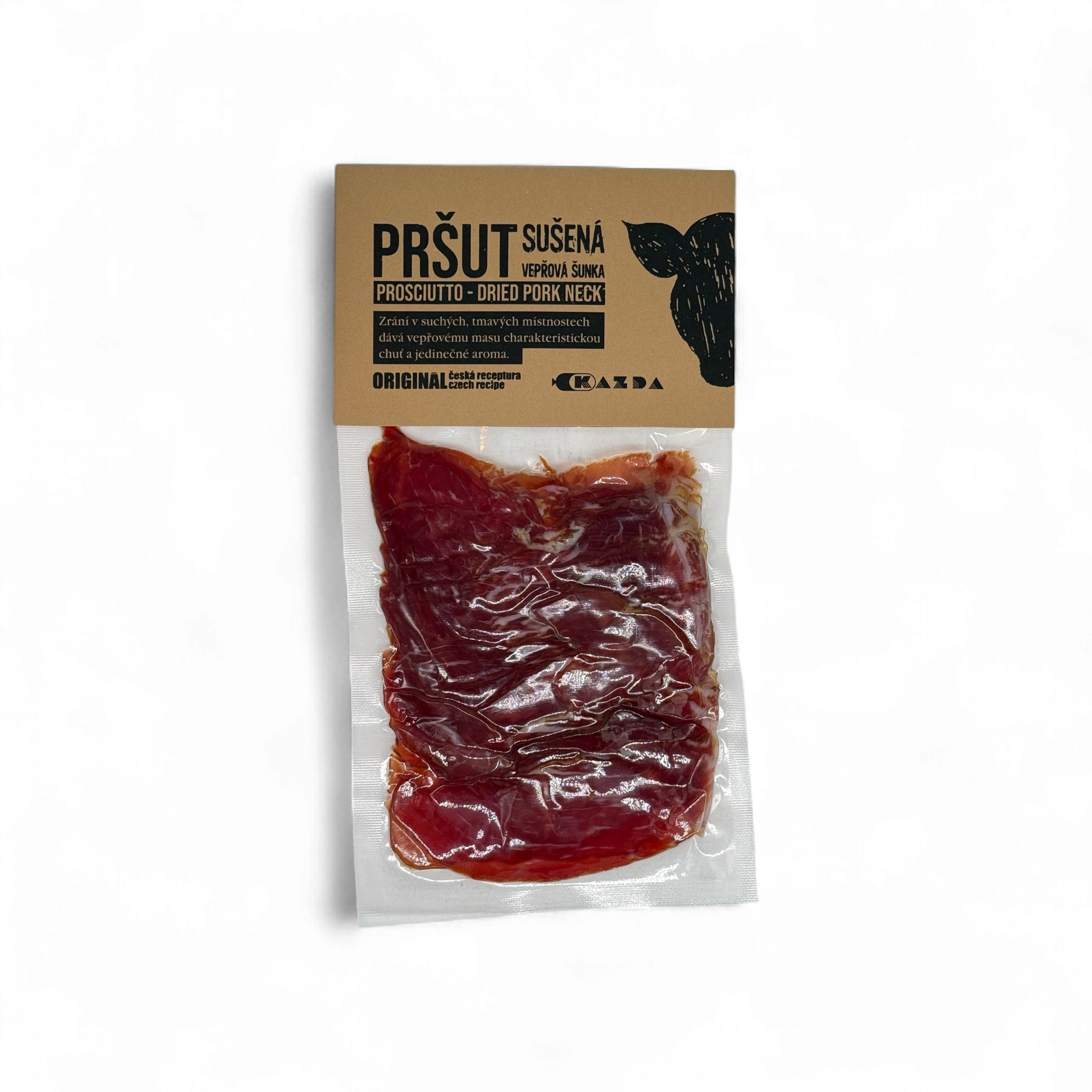 KAZDA - Pršut sušená vepřová šunka 100g