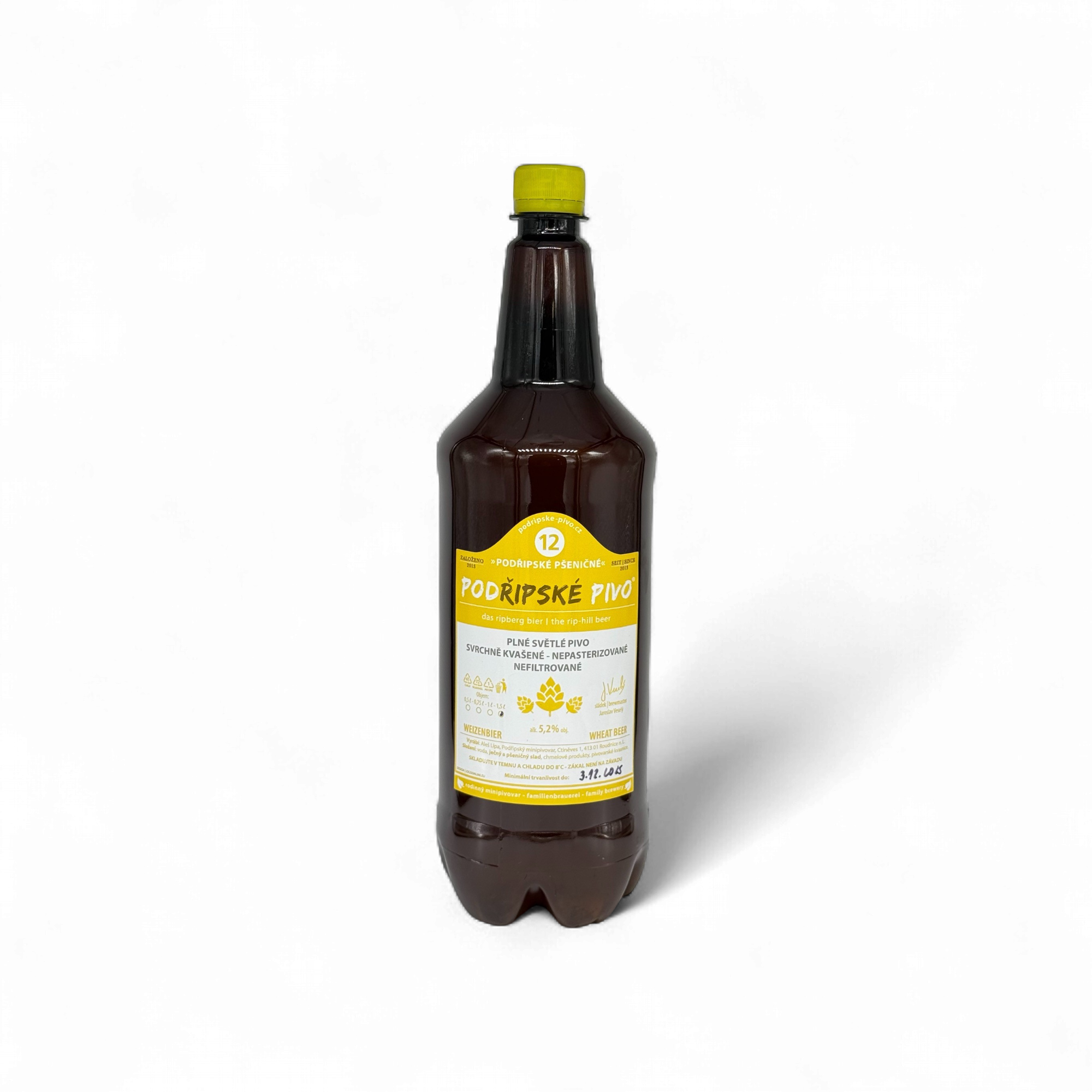 Podřipský pivovar - Pšeničné (1,5L)
