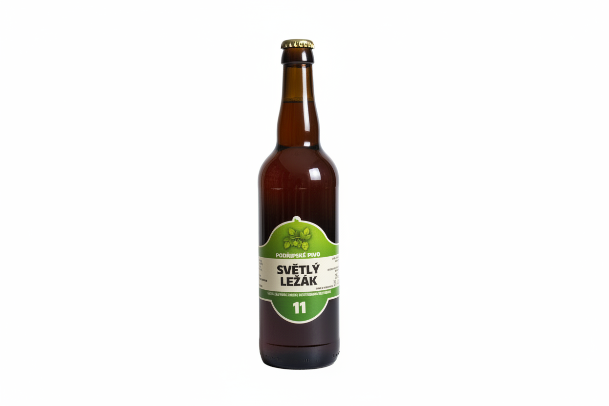 Podřipský pivovar - Světlý ležák (0,75L)