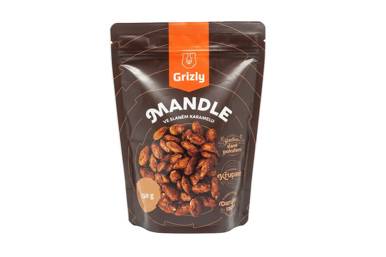 Grizly - Mandle ve slaném karamelu (250g)