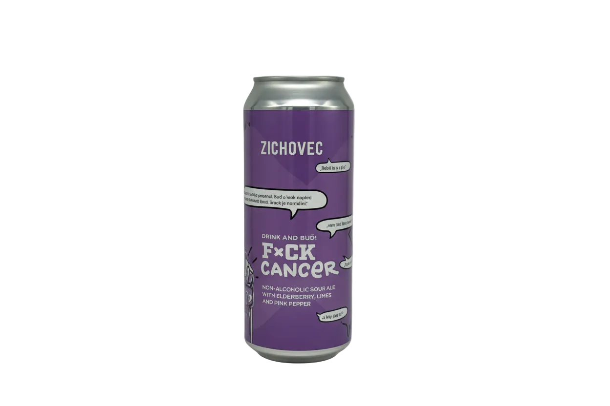 Zichovec - DRINK AND BUĎ! FUCK CANCER (0,5L)