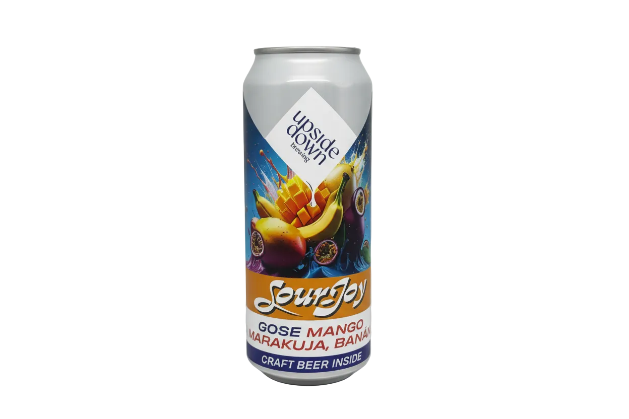 Upside Down - Sour Joy: Gose Mango, Marakuja, Banán (0,5L)